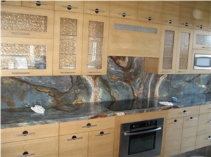 Luise Blue Exotic Blue Van Gogh Quartzite