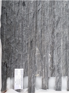 Monsoon Quartzite Black Stone Veneer, Wall Panels, Cultured Stone