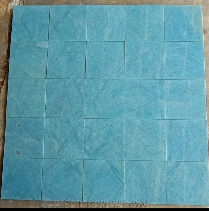 Green Sukabumi Stone Pool Tiles