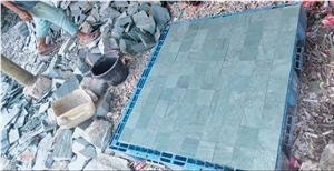 Green Sukabumi Stone Pool Tiles