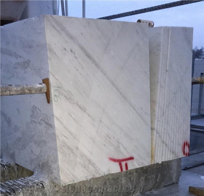 Bianco Heraclea White Marble Blocks