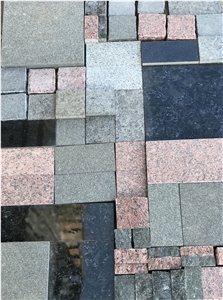 Black Gabbro Chipped Paving Stones, Black Prince Gabbro Cobble Stone