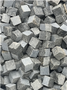 Black Gabbro Chipped Paving Stones, Black Prince Gabbro Cobble Stone