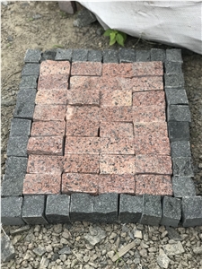 Black Gabbro Chipped Paving Stones, Black Prince Gabbro Cobble Stone
