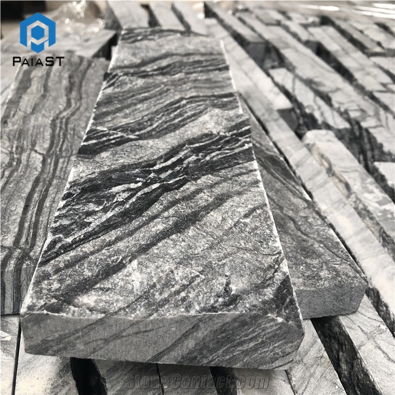 China Ancient Black Wooden Culture Stone Tiles