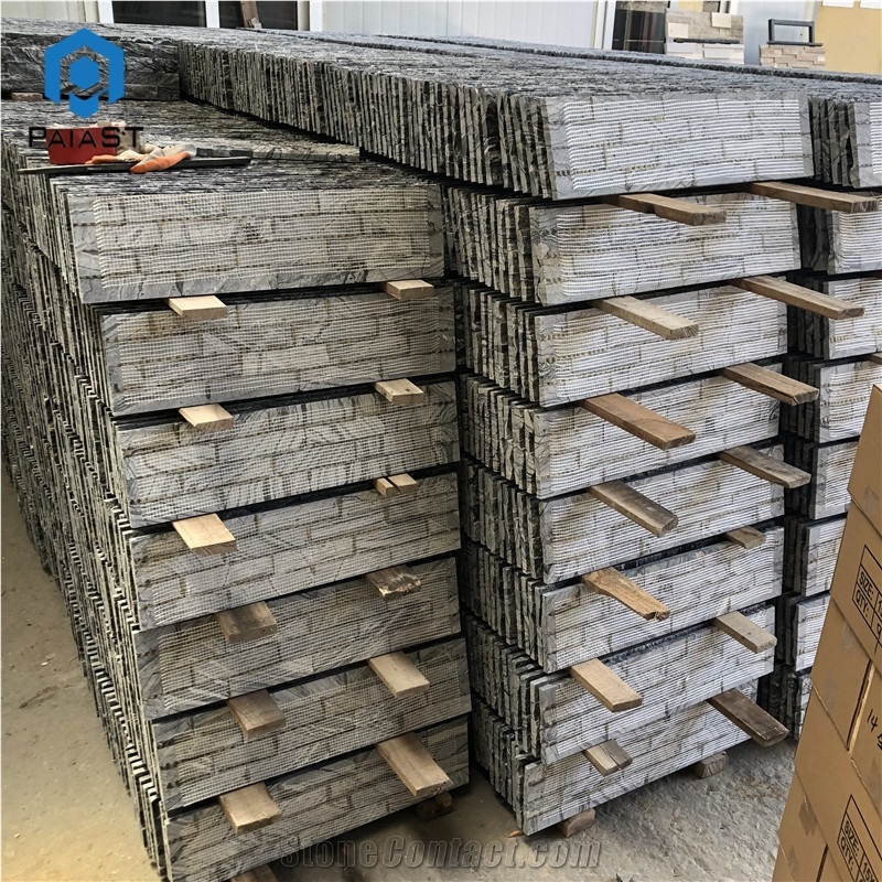 China Ancient Black Wooden Culture Stone Tiles