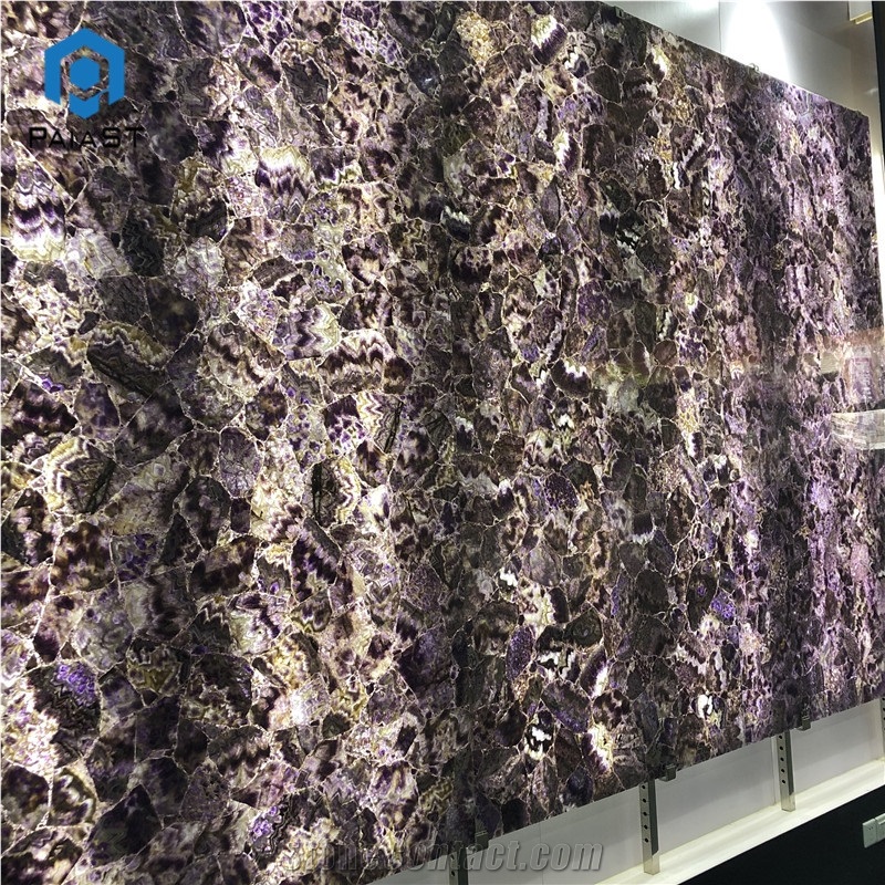 Factory Direct Natural Luxury Purple Semiprecious Stone