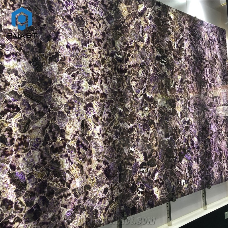 Factory Direct Natural Luxury Purple Semiprecious Stone