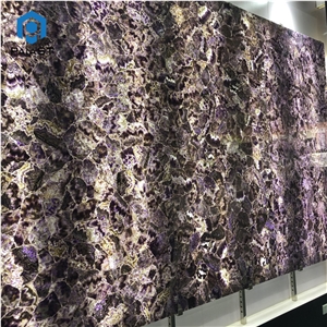 Factory Direct Natural Luxury Purple Semiprecious Stone