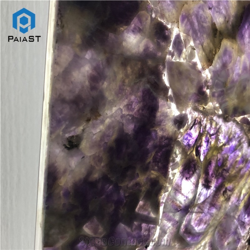 Factory Direct Natural Luxury Purple Semiprecious Stone