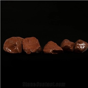 Azarshahr Red Travertine Pebbles