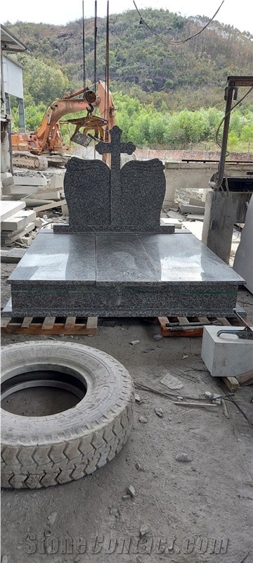 Pc Violet Granite Tombstone Headstone Monuments