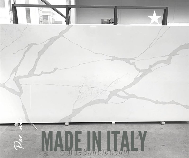 Statuario Quartz Stone Slabs