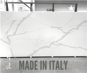 Statuario Quartz Stone Slabs