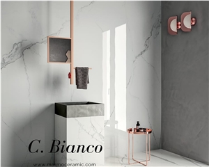 Statutario Porcelain Artificial Marble Slabs