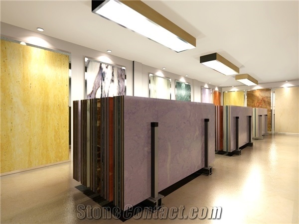 Slab Stone Stands For Storage