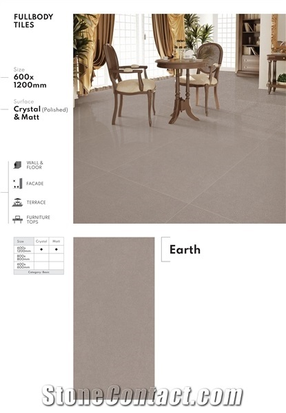 Florence 600x1200 Full Body Ceramic Tiles 9 mm