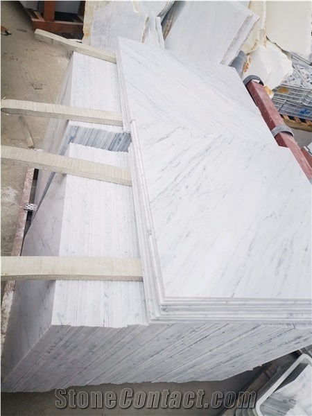 Carrara White Bianco Dolomite Calacatta Gold Marble Tiles