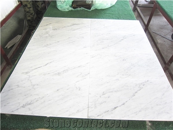 Carrara White Bianco Dolomite Calacatta Gold Marble Tiles