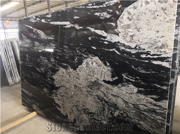 China Jet Mist Granite Stone for Floor French Pattern Tiles