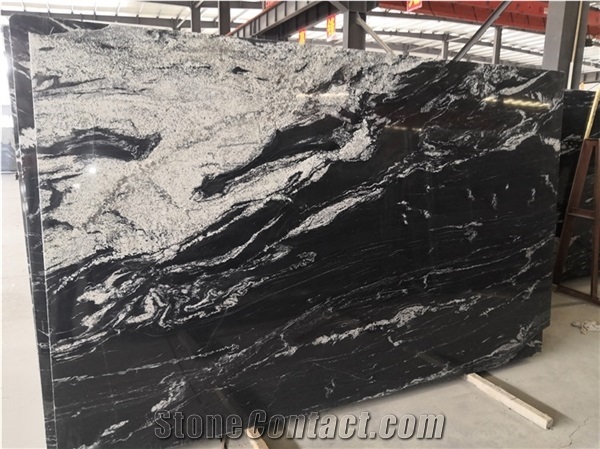 China Jet Mist Granite Stone for Floor French Pattern Tiles
