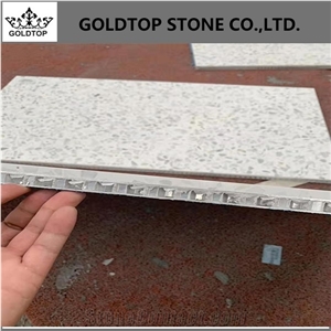 Exterior Cladding Homeycomb Terrazzo Artificial Stone Panels