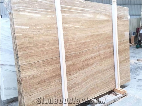Iran Wood Grain Beige Travertine