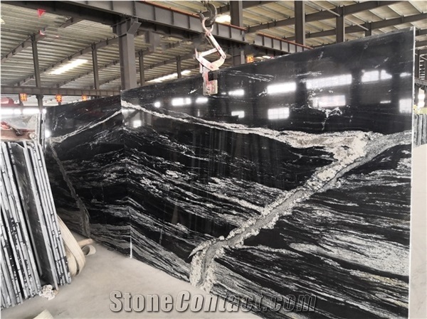 Polished Via Lactea Granite Slabs for Kitchen Skirting Tiles