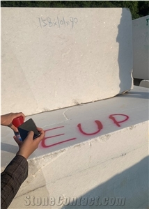Vietnam Crystal White Marble Block