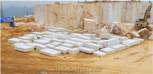 Vietnam Crystal White Marble Block