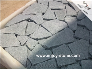 Flamed,G612 Olive Green,Granite,Flagstone,Crazy Pavers