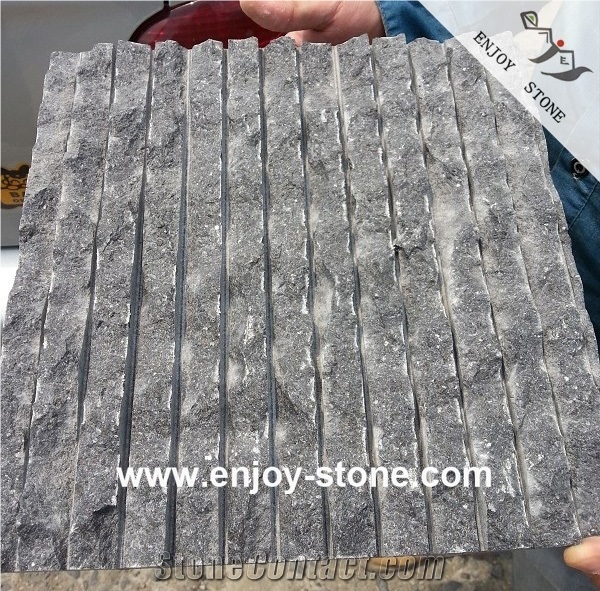 G684 Half Planed, Black Pearl Tiles, Cladding Stone