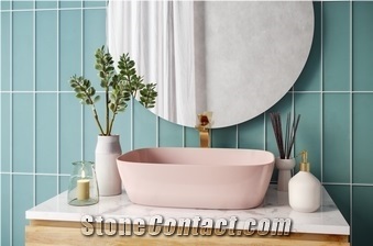 Azure, Essentials 12x3.5, Matte (Field Tile)