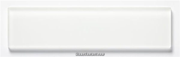 Pure Silk, Essentials 8x2, Matte (Field Tile Glass Mosaic)