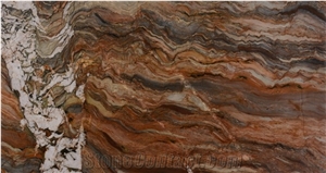 Fusion Red Quartzite Slabs