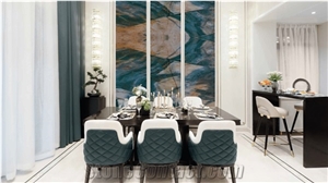 New Louise Blue Quartzite Slabs