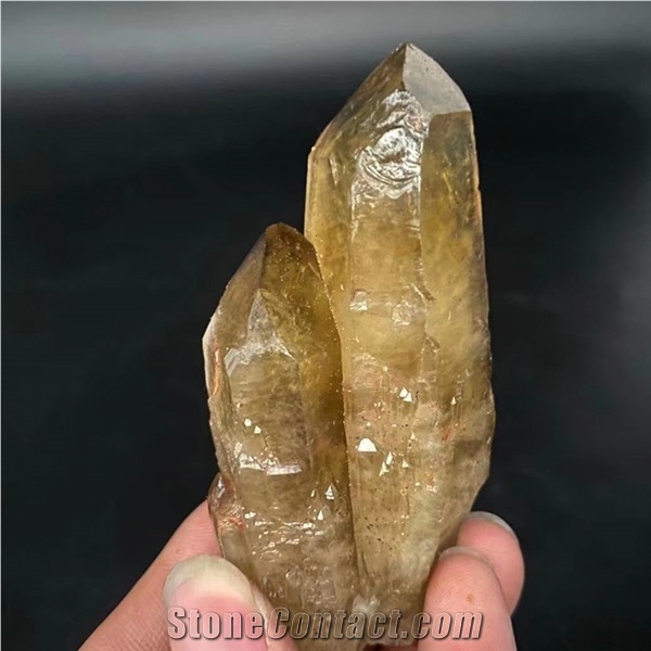 Bulk Rock Smoky Citrine Quartz Crystal Clusters Mineral