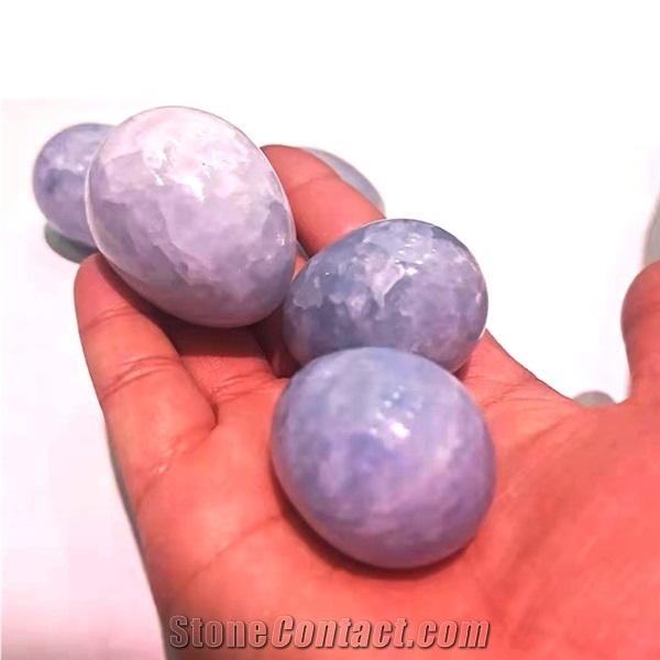Celestite Crystal Egg,Quartz Egg for Decoration Quartz Egg