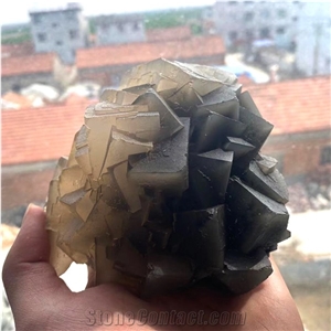 Fluorite Crystal Raw Mineral Specimen Healing Decor Crafts