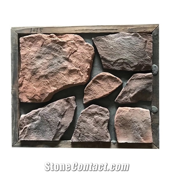 Interior Tv Background Artificial Stone Decorative Stacked Stone