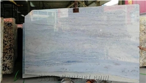 Natural Luxury Brazil Cristalita Blue Quartzite Slabs