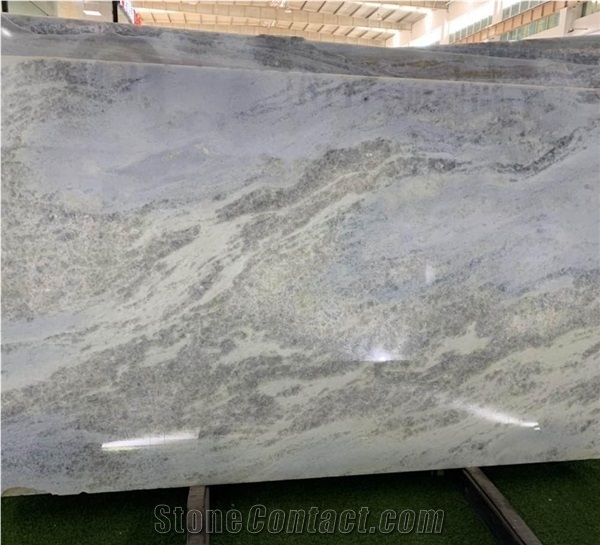 Natural Luxury Brazil Cristalita Blue Quartzite Slabs