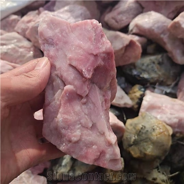 Pink Opal Crystal Rough Healing Gemstone Raw Decoration