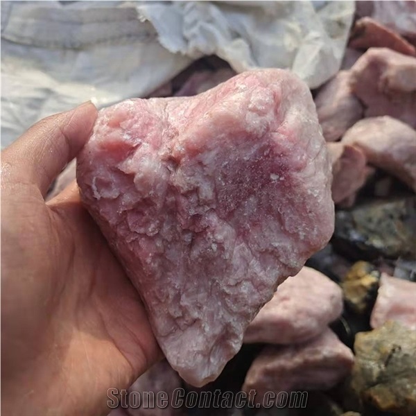 Pink Opal Crystal Rough Healing Gemstone Raw Decoration