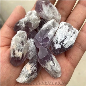 Raw Amethyst Backbone Crystal Quartz Rough Cluster