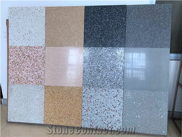 Terrazzo Tile Wall Bathroom Cladding Application Floor Decor