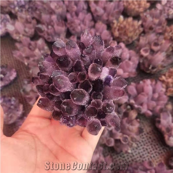 Various Grape Amethyst Crystal Gemstone Amethyst Cluster