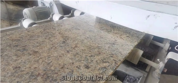 Brazil Golden Ouro Granite Wall Skirting Slab Tiles Cladding