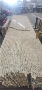 Brazil Golden Ouro Granite Wall Skirting Slab Tiles Cladding