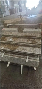 Brazil Golden Ouro Granite Wall Skirting Slab Tiles Cladding